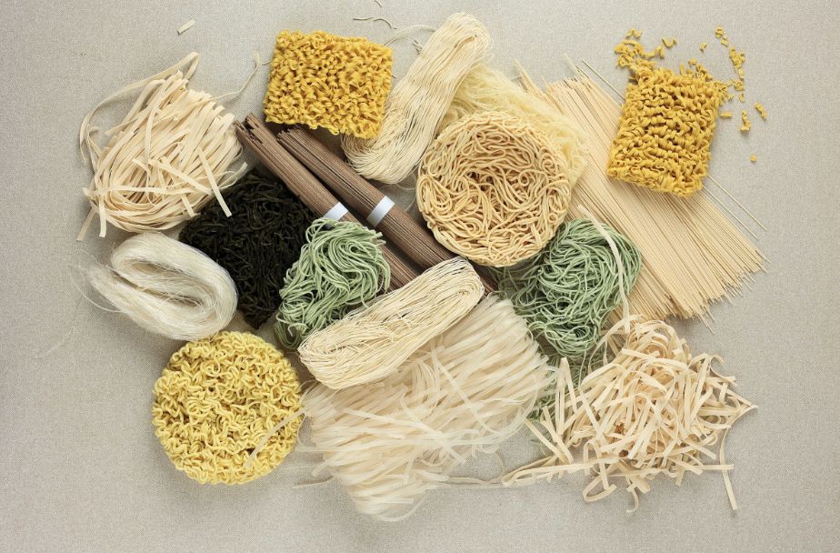 different-types-of-noodles-on-a-counter